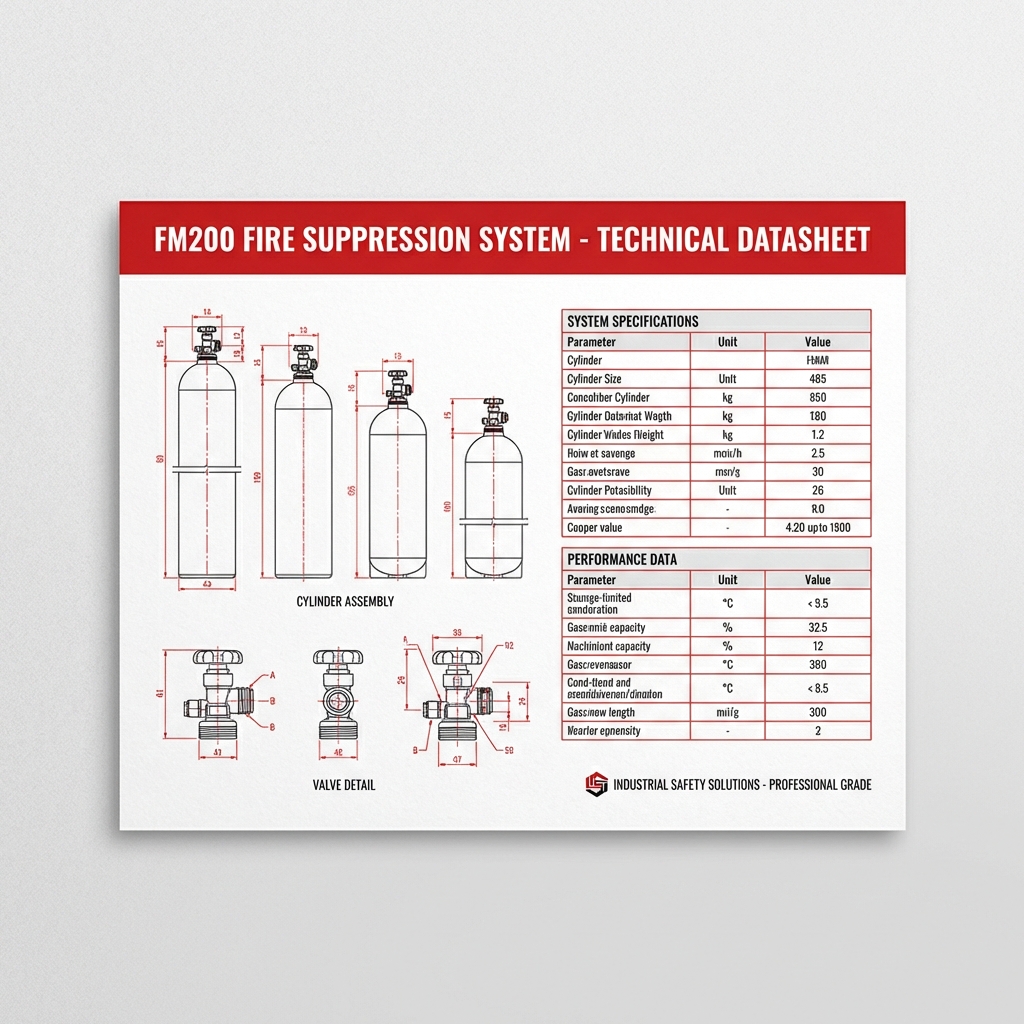 FM200 Cylinder
